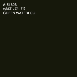 #15180B - Green Waterloo Color Image